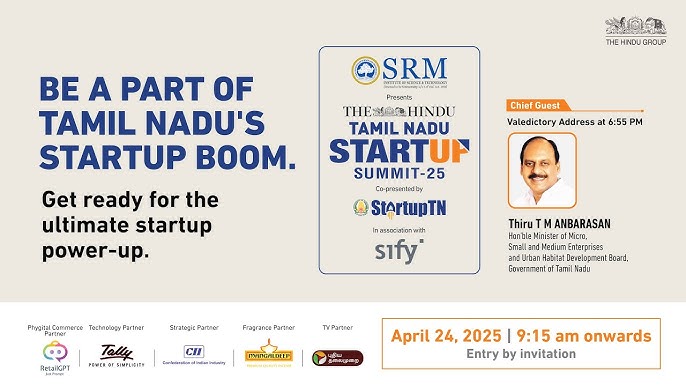 Tamil Nadu Startup Summit-25 by The Hindu & StartupTN
